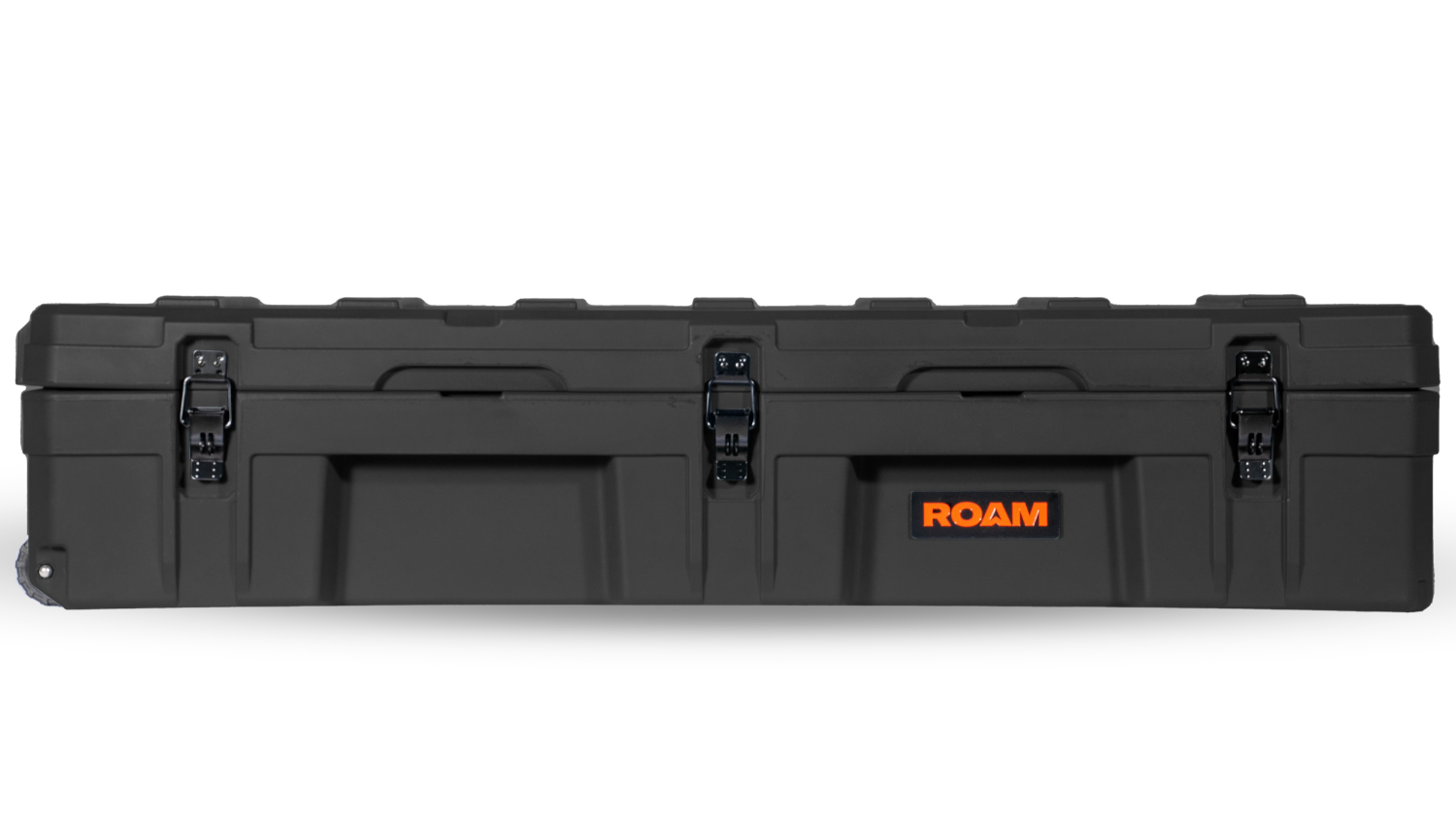 ROAM 128L Rolling Rugged Case Black front latches