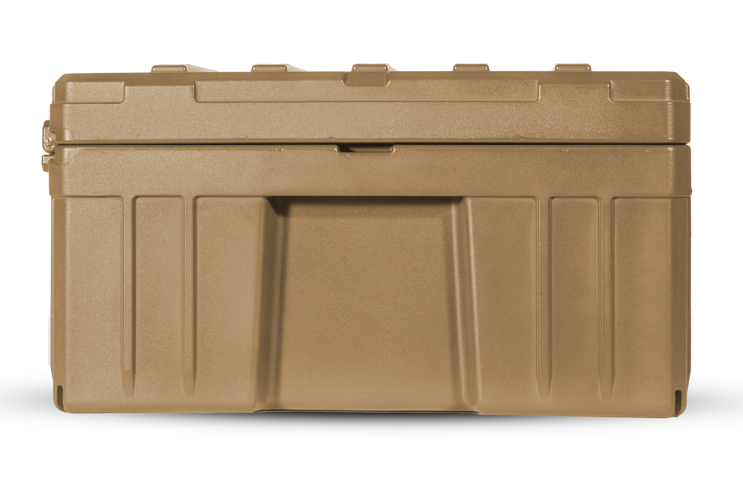 Side profile of the Roam 86L Case with reinforced corners and handle