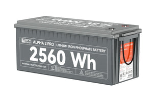 ALPHA 2 PRO 12V 200Ah LiFePO4 Battery for Off-Grid, RVs, and Van Conversions