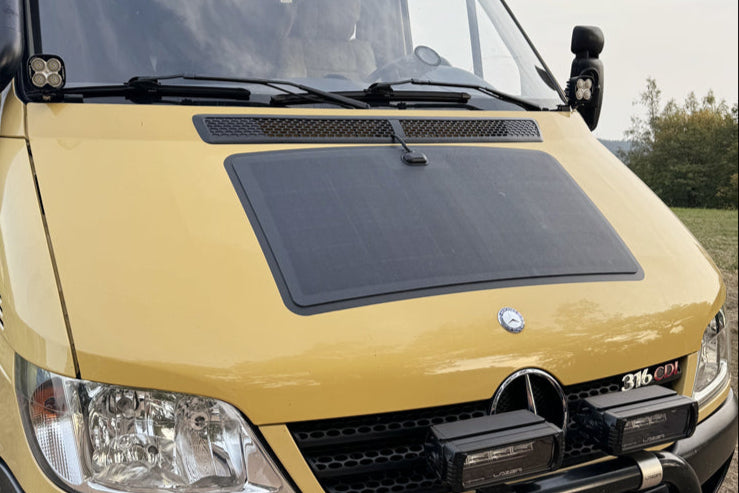 Mercedes-Benz Sprinter 1st Gen(1996-2006) Lensun 60W Bonnet Flexible Solar Panel