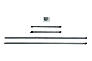 Uninstalled OEM Sprinter roof rail kit with hardware and end caps