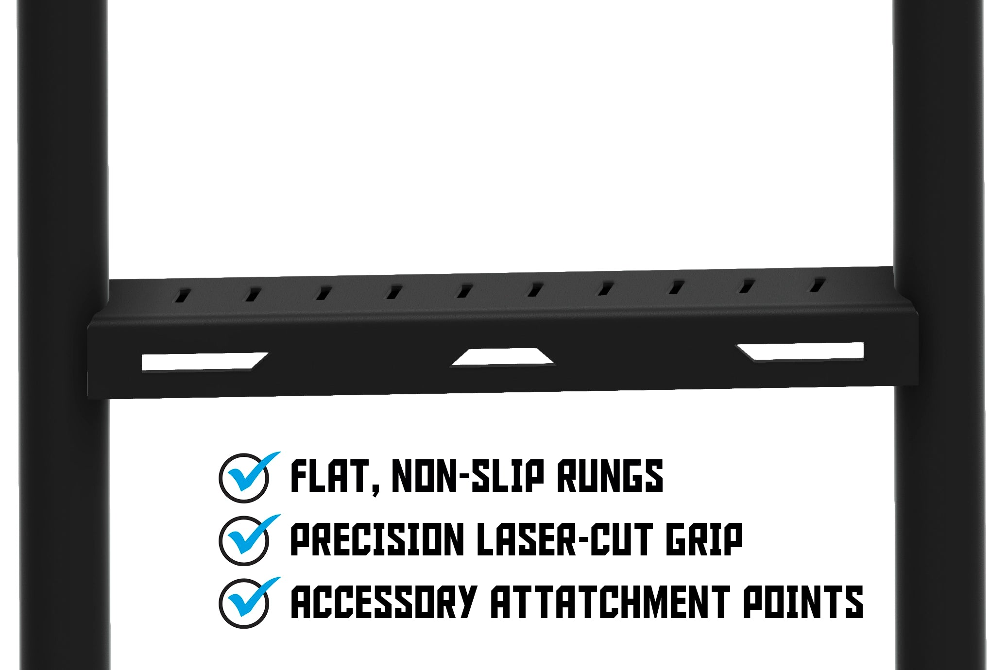 Side Ladder Mounted on Ford Transit for Overlanding - Orion Features