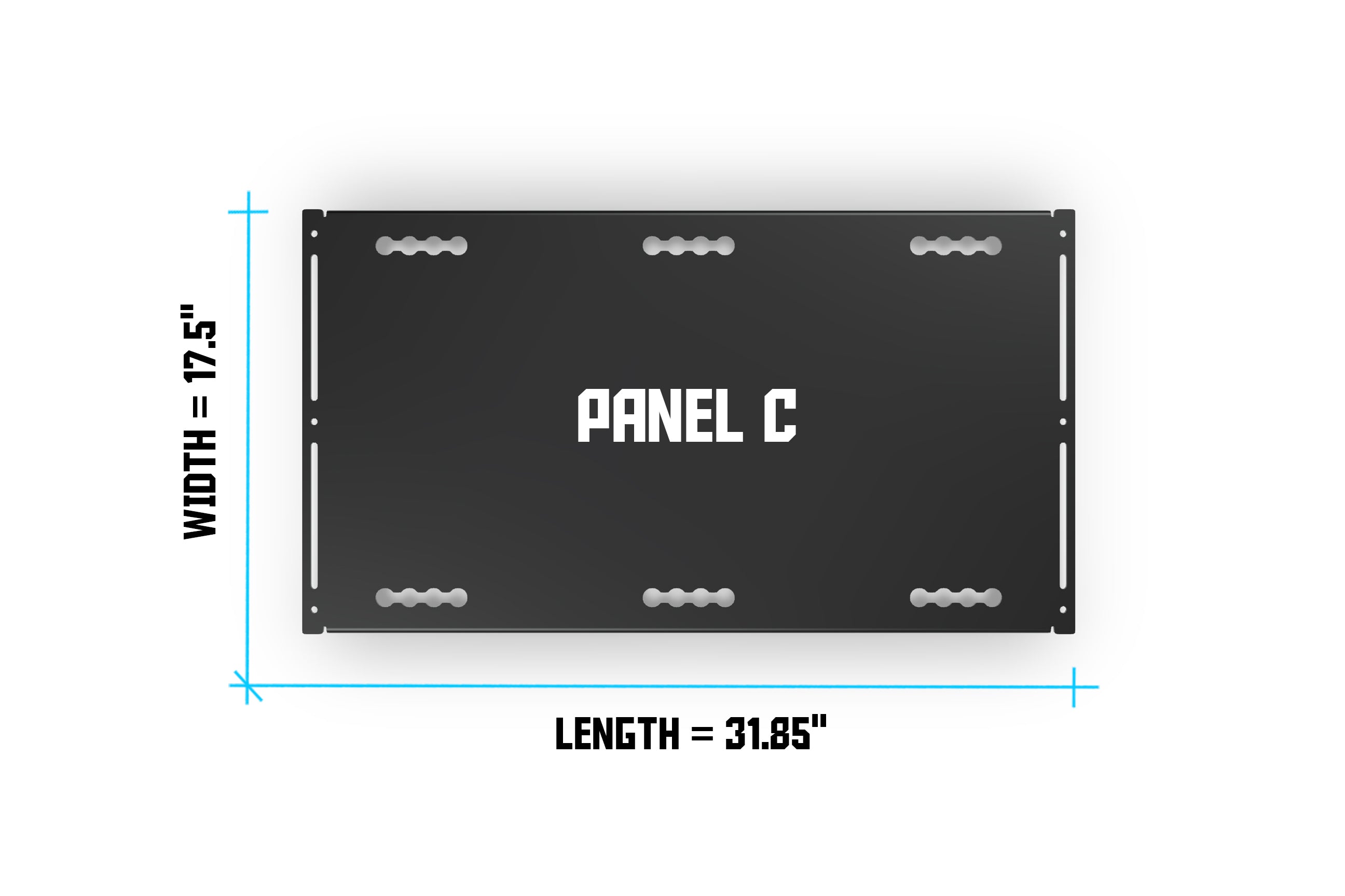 Orion Roof Deck Panel C Dimensions