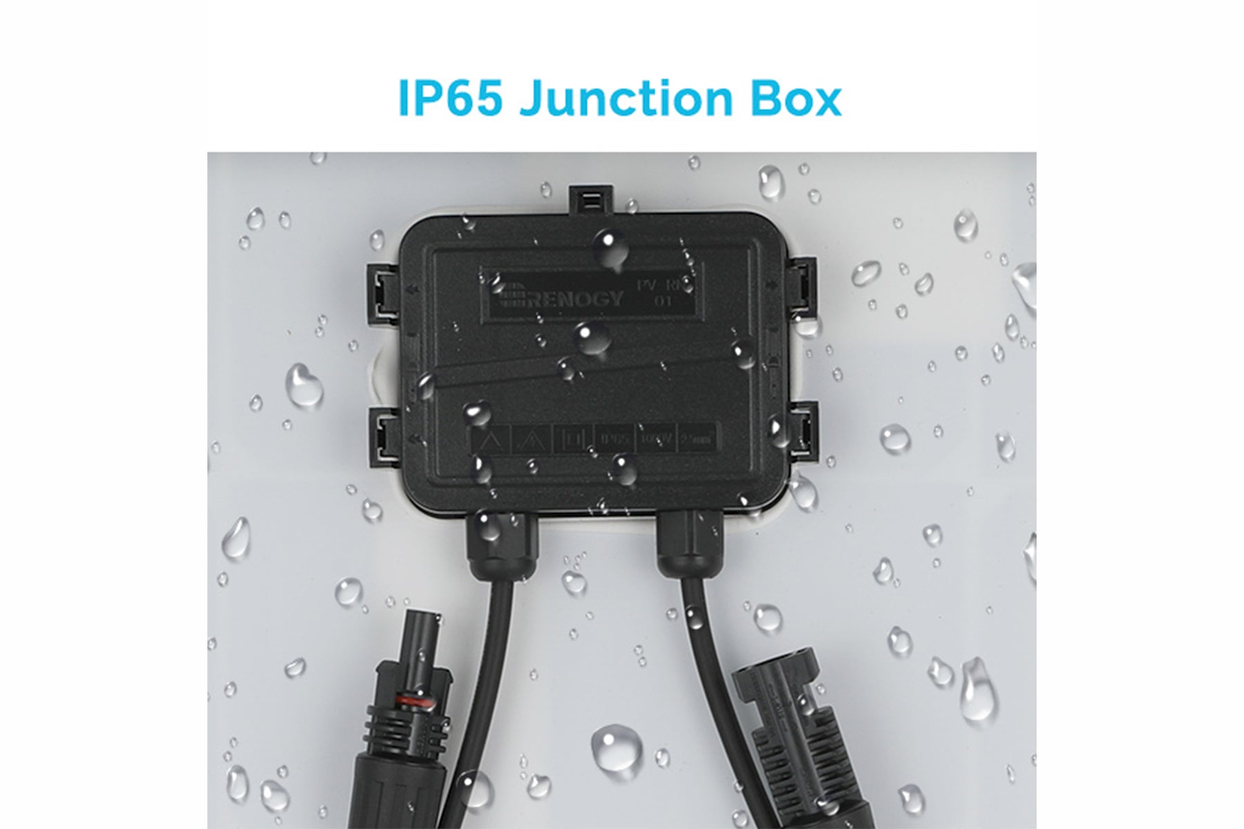Renogy 100 Watt 12v Solar Panel Ip65 Junction Box