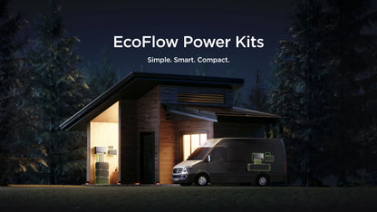 Ecoflow power kit inside van
