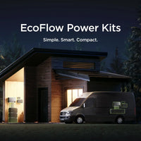 Ecoflow power kits at night