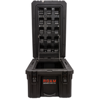 Roam 105L Case open - hinges