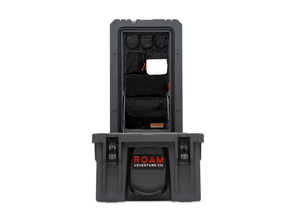 105L lid organizer inside open 105L roam case