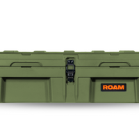 ROAM 128L Rolling Rugged Case Green front latches
