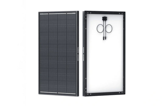 200 watt renogy shadowflux solar panel front and back