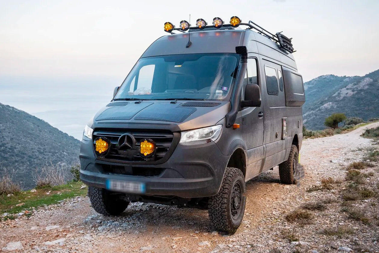 80W Hood Solar Panel for Mercedes Sprinter Van 2nd Gen (2006-2018)