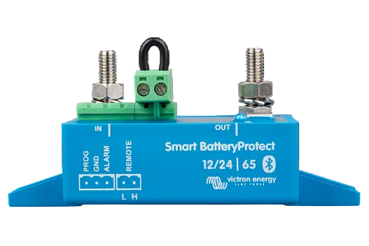 Smart BatteryProtect device by victorin energy on a white background