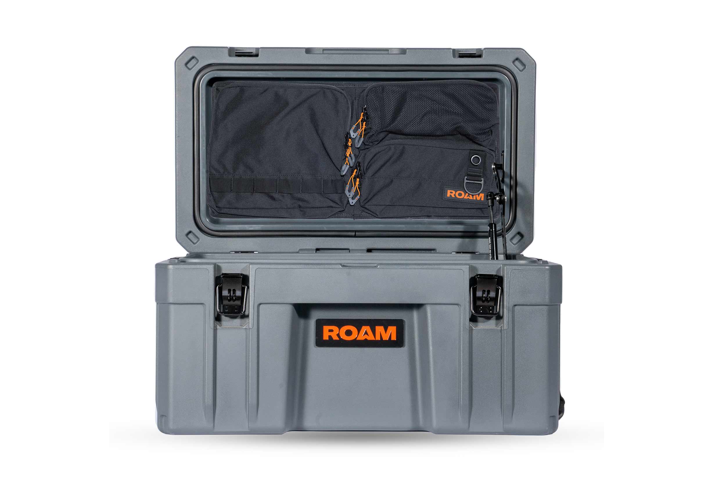 55L roam case with lid organizer open