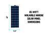 65 Watt Walkable Marine Solar Panel