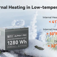 ALPHA 1 PRO Battery with Internal Heating for Cold Weather Efficiency
