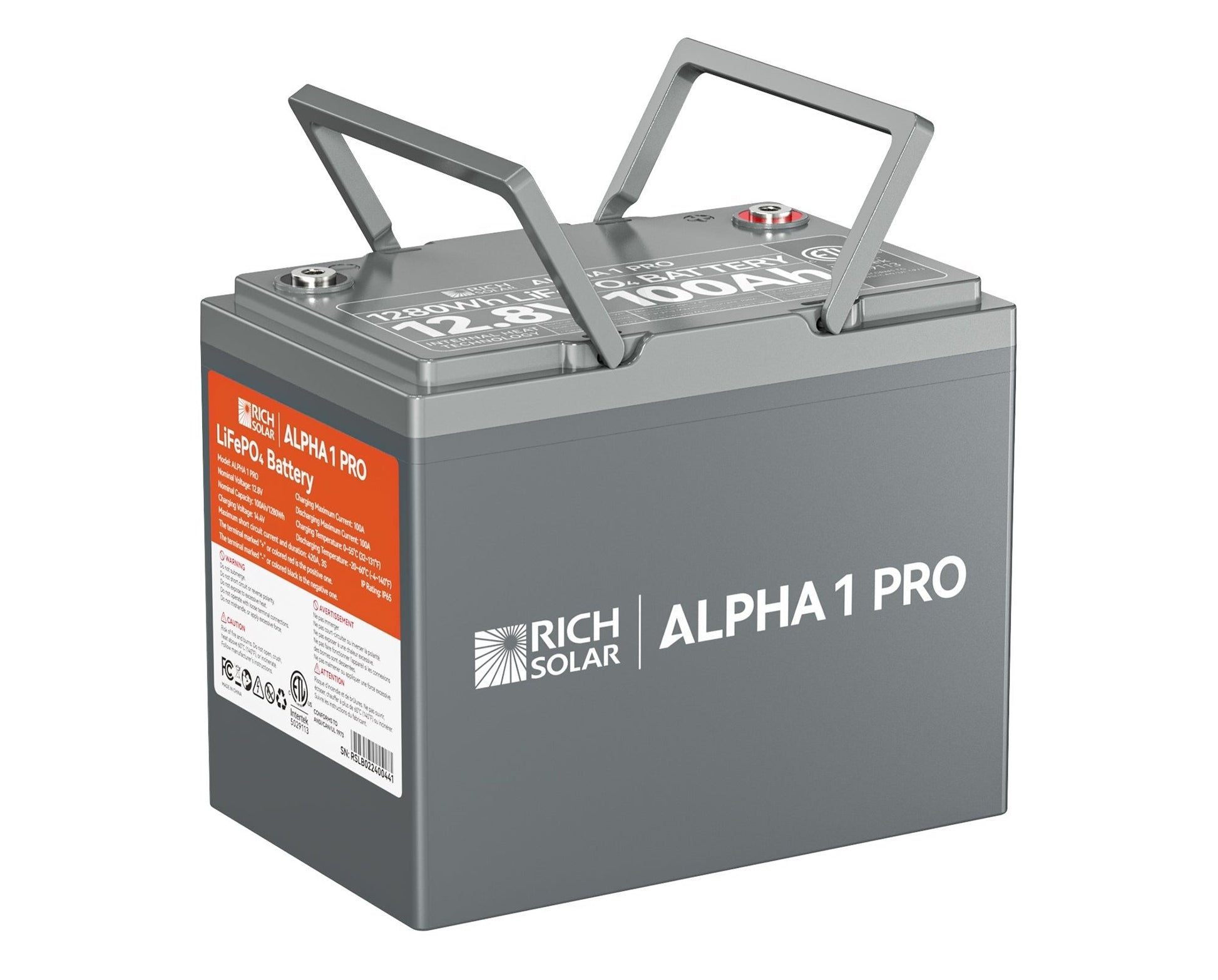 Rich Solar 12v 100ah Battery