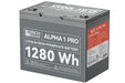 ALPHA 1 PRO 12V 100Ah LiFePO4 Battery for Off-Grid, RVs, and Van Conversions