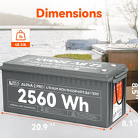 Lightweight and Compact Lithium Battery for Van Conversions and RVs
