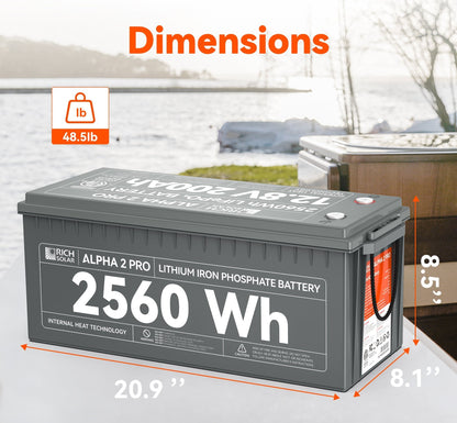 Lightweight and Compact Lithium Battery for Van Conversions and RVs
