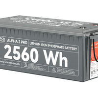 ALPHA 2 PRO 12V 200Ah LiFePO4 Battery for Off-Grid, RVs, and Van Conversions
