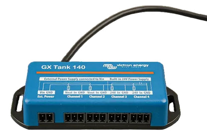 GX Tank 140 electronic energy power supply on a white background