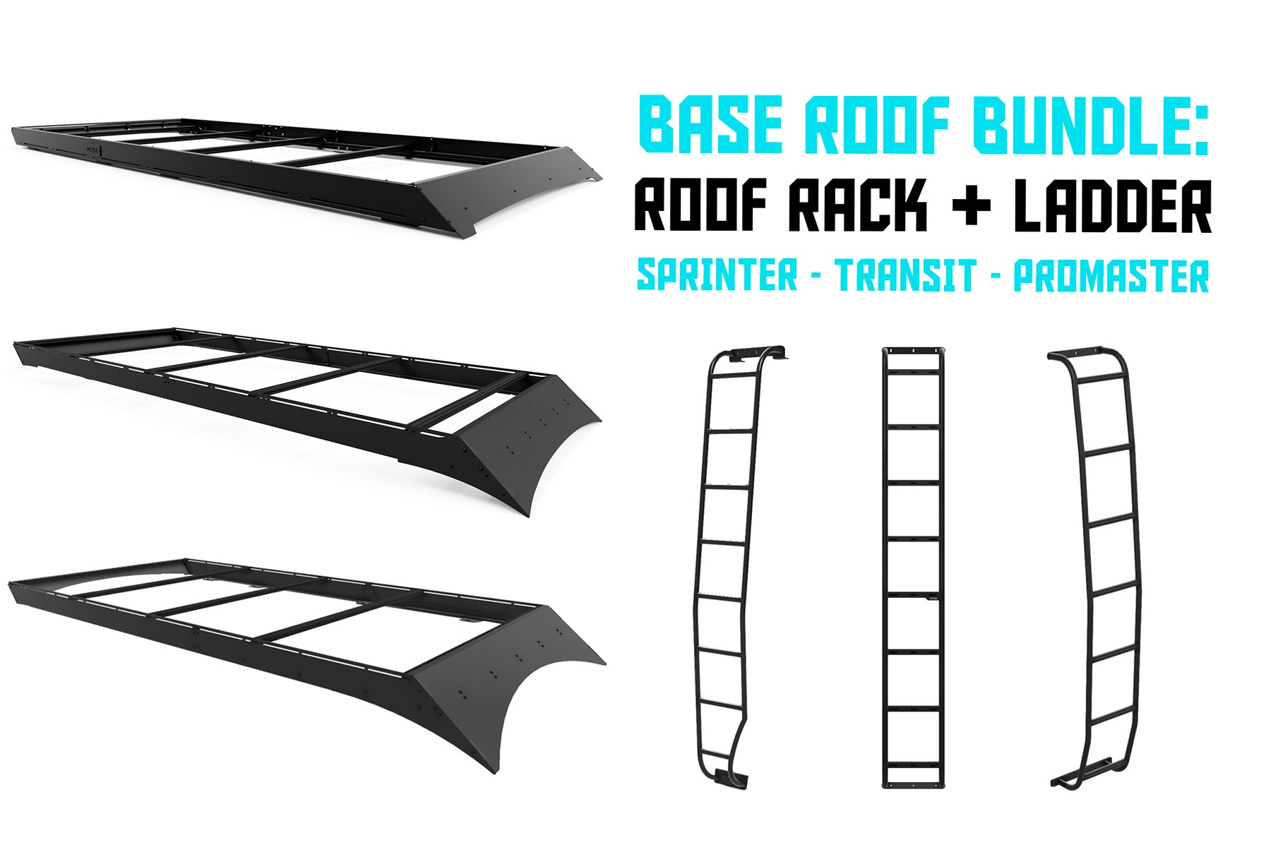 Orion Van Gear Base roof bundle = roof rack + Ladder