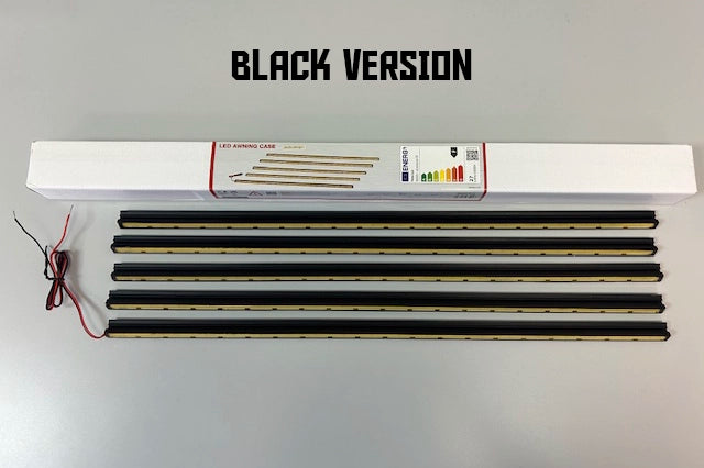 The contents of fiamma f45s black led awning light it