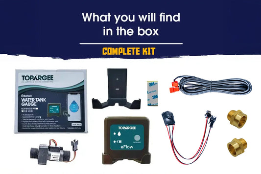 Bluetooth water tank gauge kit for van life and off grid use Complete Kit