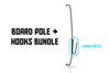 Board Pole and Hooks Bundle