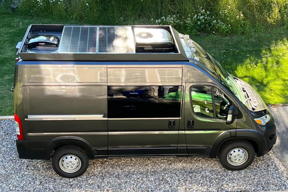 Promaster 136 with orion roof rack and velit air conditioner