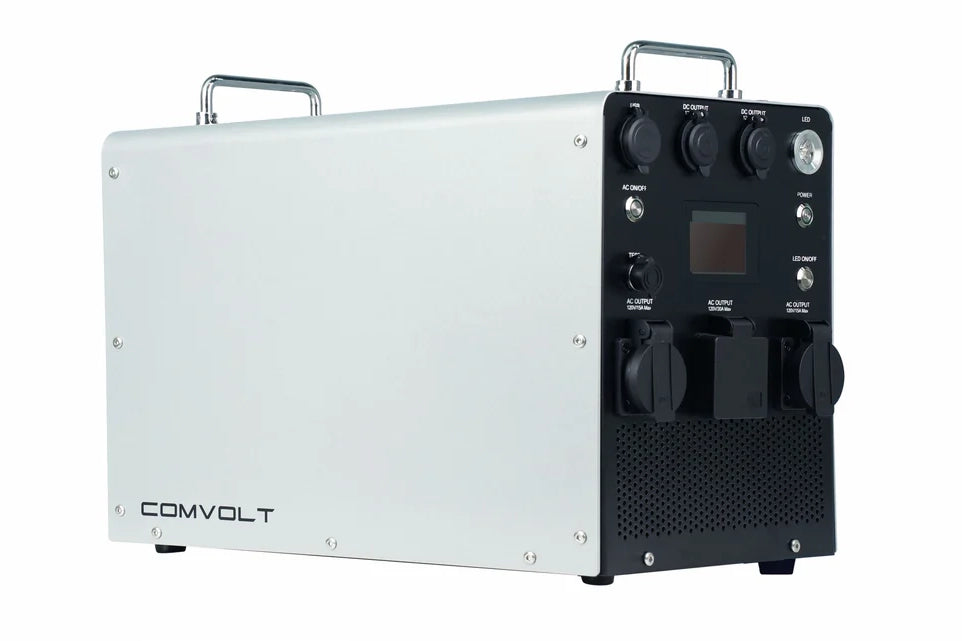Comvolt 6000 portable power station – 6 kWh LiFePO4 with pure sine inverter