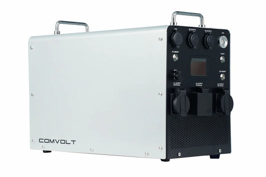 Comvolt 6000 portable power station – 6 kWh LiFePO4 with pure sine inverter
