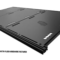 one row of orion van gear flush mounted roof deck panels