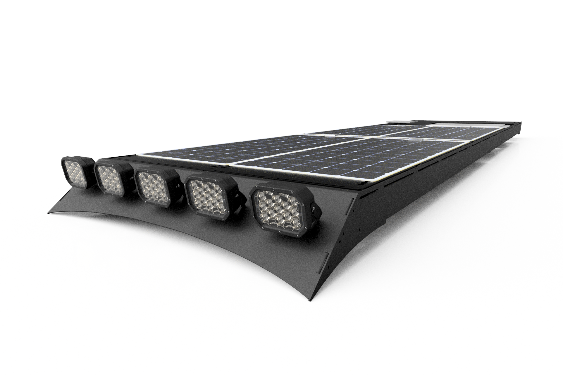 Baja Pro lights on Orion SPrinter roof rack