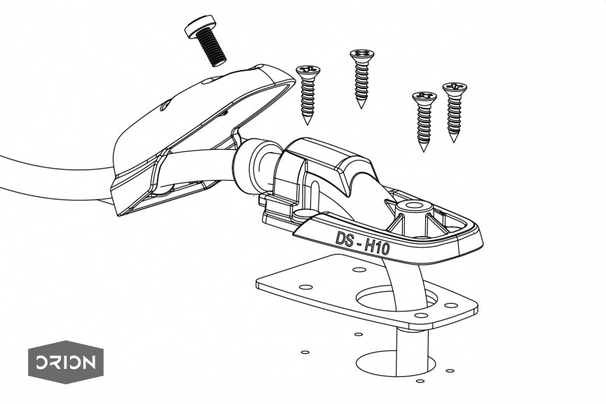 Scanstrut DS-H10-BLK Assembly 