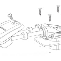 Scanstrut Double Cable Seal DS-HD10-BLK - Assembly Schematic 