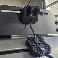Diode Dynamics Stage Series White/Amber LED Scene Light Kit half installed on roof rack
