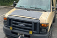 Ford cargo van with hood solar panel