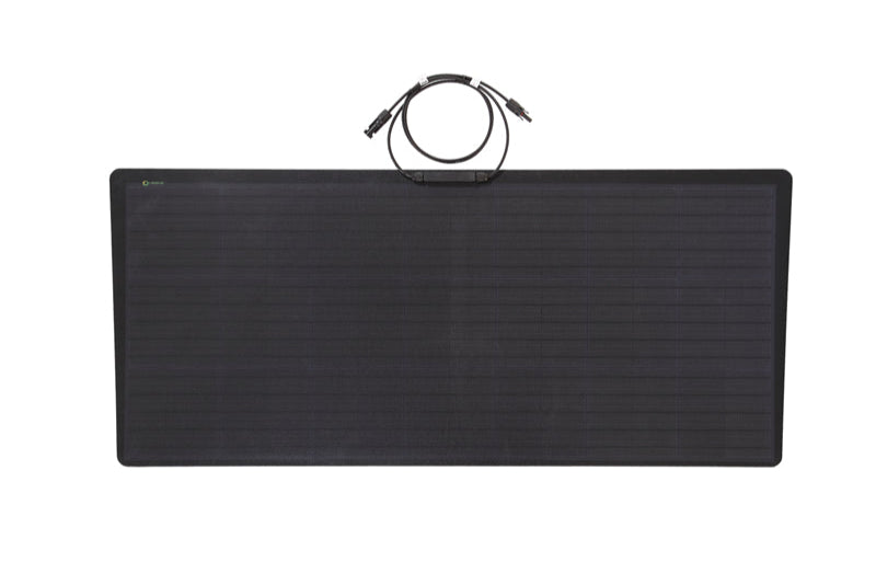 Ford Sportsmobile E350 Van Lensun 105W 12V Hood Flexible Solar Panel