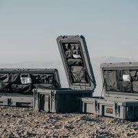 Roam cases with lid organizers