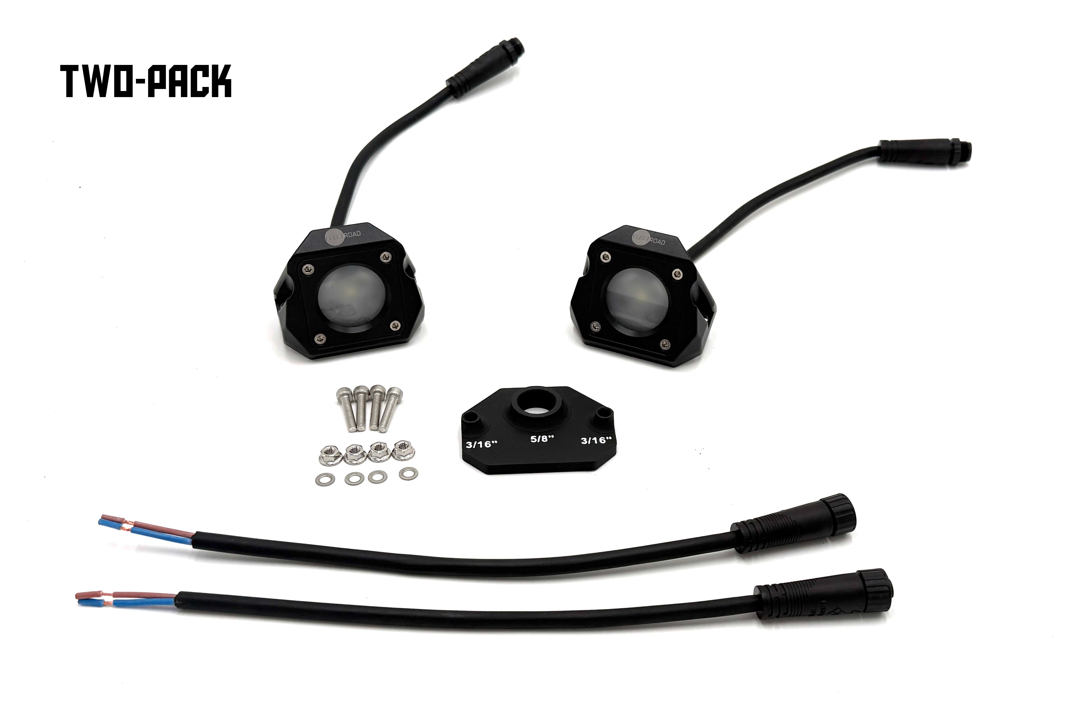 Senna 45 LED Light kit with mounting hardware and connectors