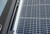 Silver Mounting bracket on Orion roof rack with 175watt walkable panel