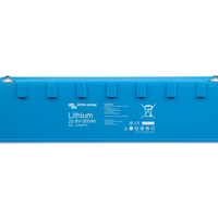 Victron Lithium NG LiFePO4 Battery 25.6V 300Ah – front angle view showing heavy-duty IP65 case and advanced smart battery terminals