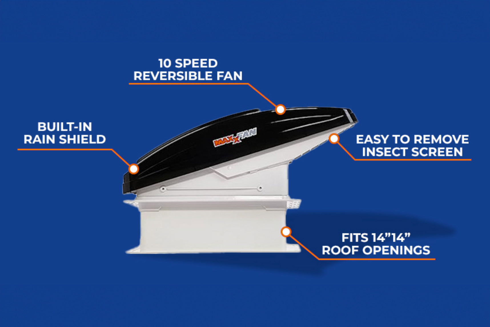 MAXXAIR Maxxfan Deluxe Features