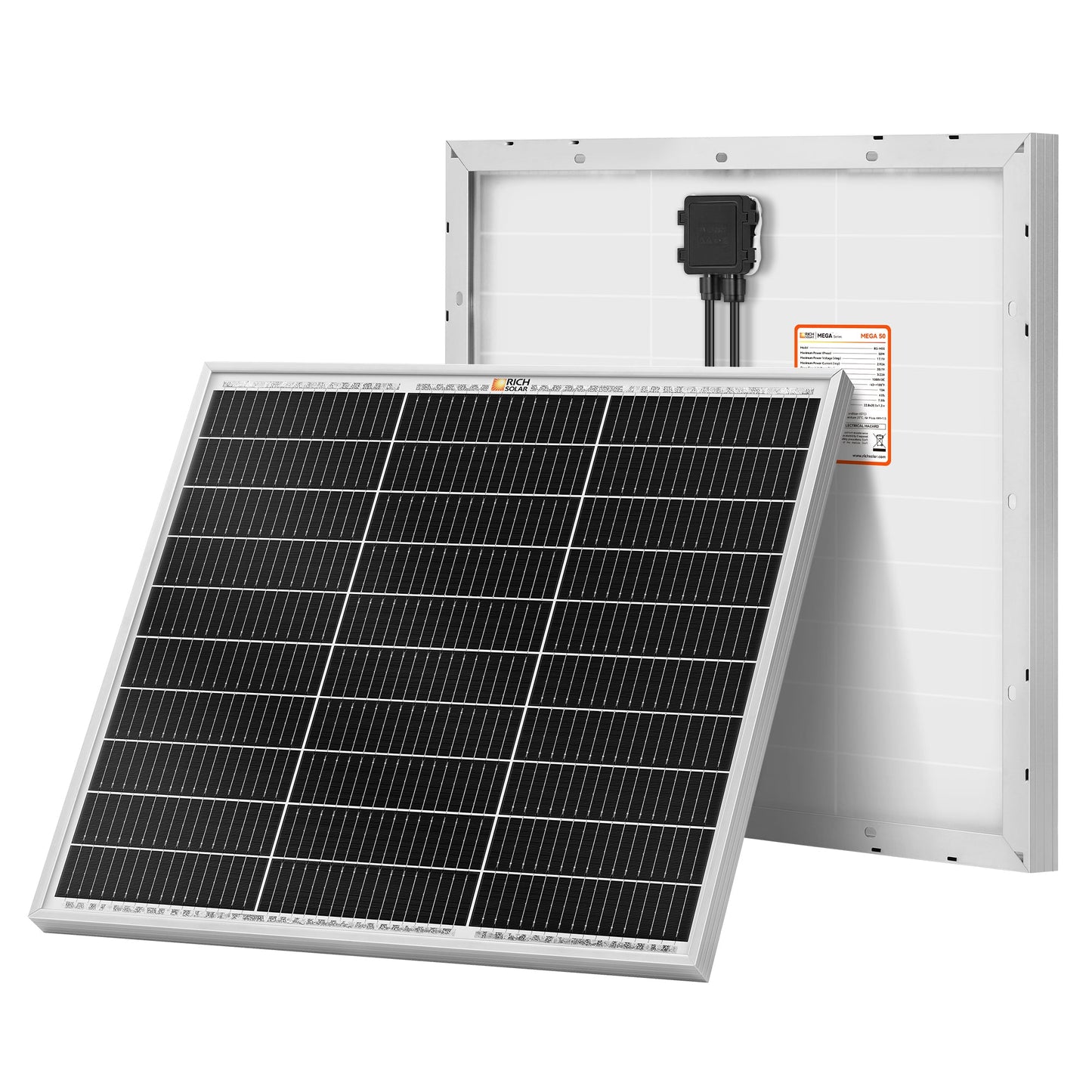 Rich 50w solar panel for vanlife