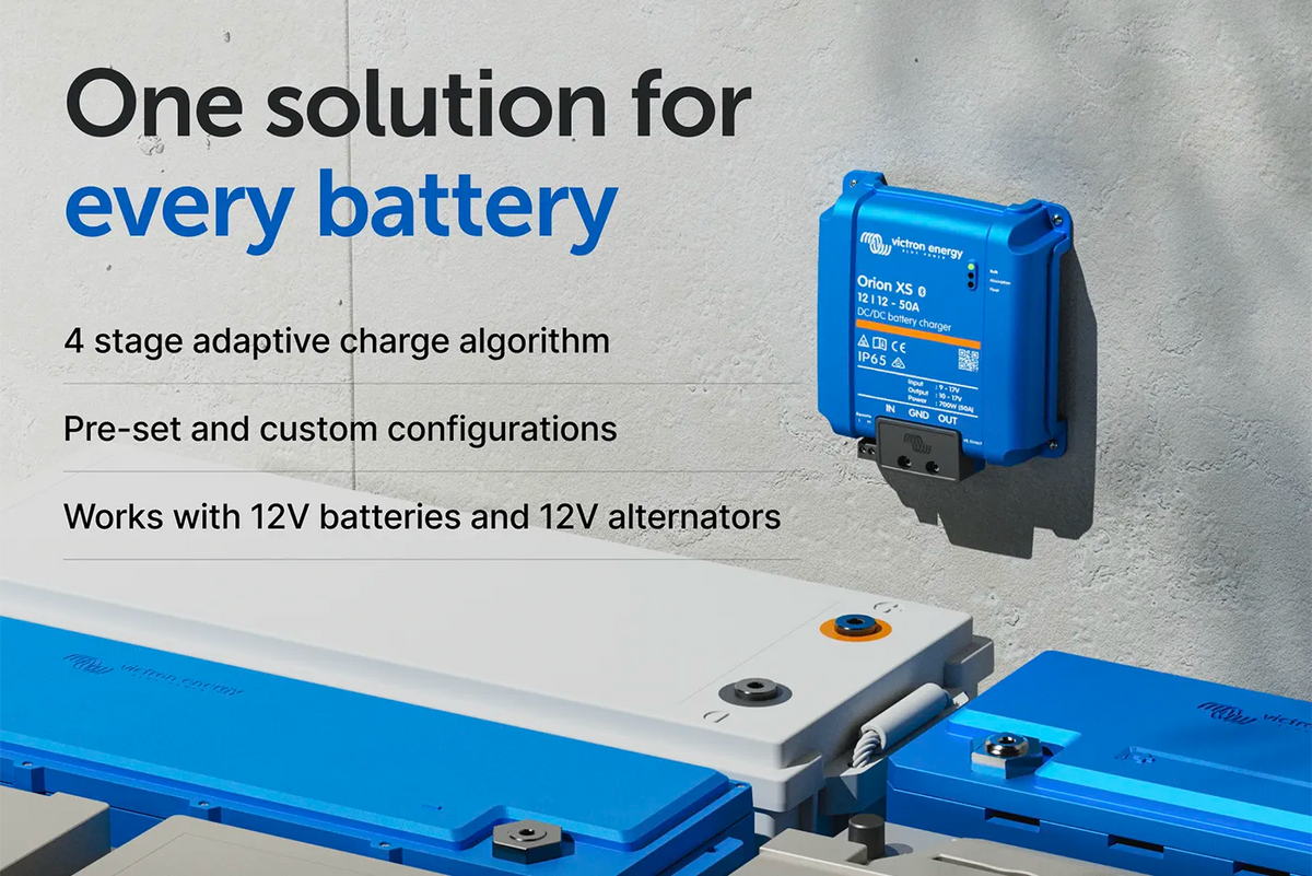 one solution for every battery - 12v DCDC charger Victorian