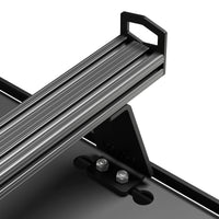 Orion Riser Bar Kit mounted on deck panels – adds clearance above AC for storing kayak, surf boards, RTTS