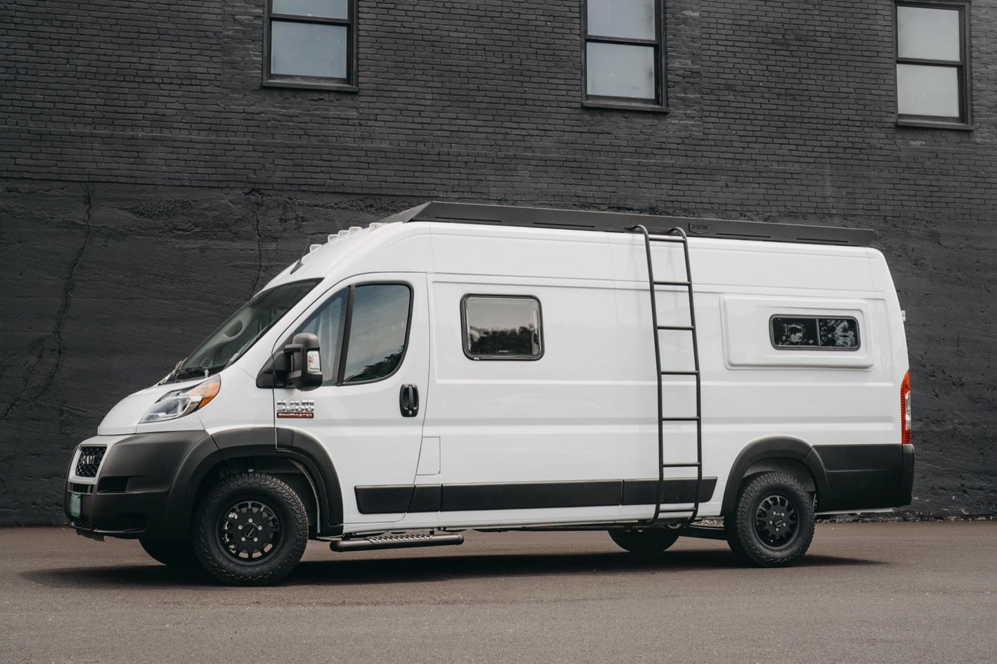 Orion Promaster rack and side ladder - van upgrades