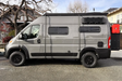 Orion Van Gear modular roof rack and board poles on Winnebago Solis Pocket