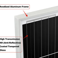 Rich solar panel frame